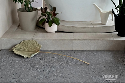 картинка Виниловый ламинат VINILAM Ceramo Stone 6 мм 71613 Терраццо магазин  Carpet-Center.ru являющийся официальным дистрибьютором в России