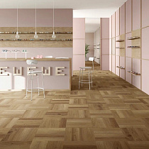 LVT Invictus Maximus Dryback Parquet Highland Oak Roasted от магазина  Carpet-Center.ru
