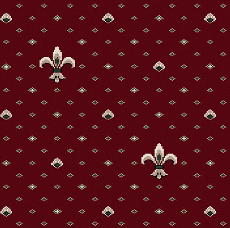  Ковролин Merinos ECO, Виктория 01 (лилия) Red (красный) от магазина  Carpet-Center.ru