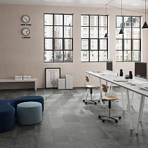 LVT Invictus Maximus Click Tile Groovy Granite Steel от магазина  Carpet-Center.ru