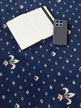 Ковролин Merinos ECO, Виктория 01 (лилия) Blue (синий) от магазина  Carpet-Center.ru
