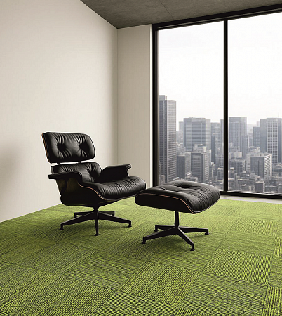 картинка Ковровая плитка Bonkeel Sunrise Green магазин  Carpet-Center.ru являющийся официальным дистрибьютором в России