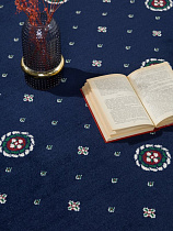 Ковролин Merinos ECO, Виктория 02 (кружок) Blue (синий) от магазина  Carpet-Center.ru