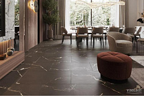 Виниловый ламинат VINILAM Allure Stone Glue 2,5 мм 88911 Эбонитовый Мрамор Glue от магазина  Carpet-Center.ru