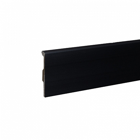  Плинтус дюрополимерный Bonkeel Top HDPS 02 Черный от магазина  Carpet-Center.ru