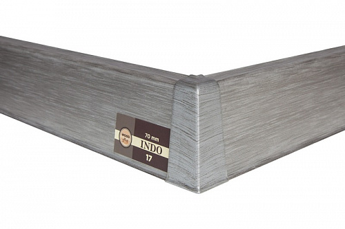 картинка Плинтус Arbiton INDO 17 Aluminum магазин  Carpet-Center.ru являющийся официальным дистрибьютором в России